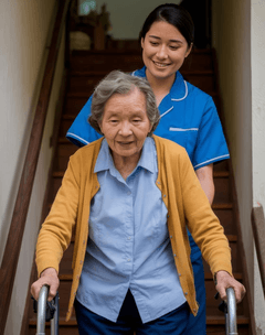 Getting around the home safely