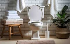 Using the toilet